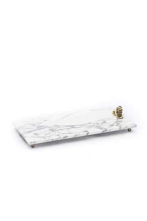 Calacatta Marble Lion Detailed Presentation