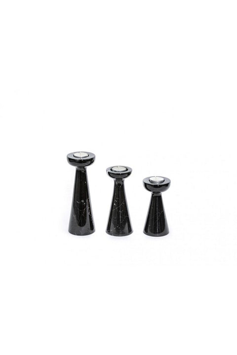 3'lü Toros Mermer Tealight Mumluk