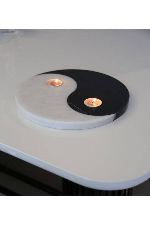 Yin Yang Mermer Mumluk